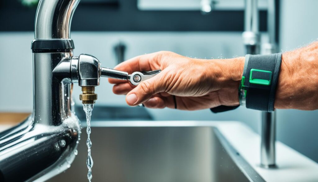 fix leaking kitchen tap